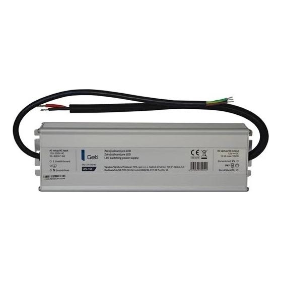 Lülitus toiteallikas LED ribadele 150W/12V IP67
