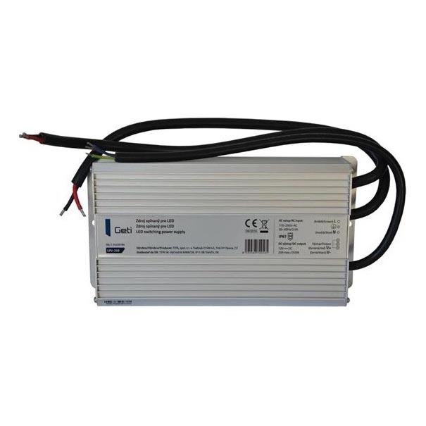 Lülitus toiteallikas LED ribadele 250W/12V IP67