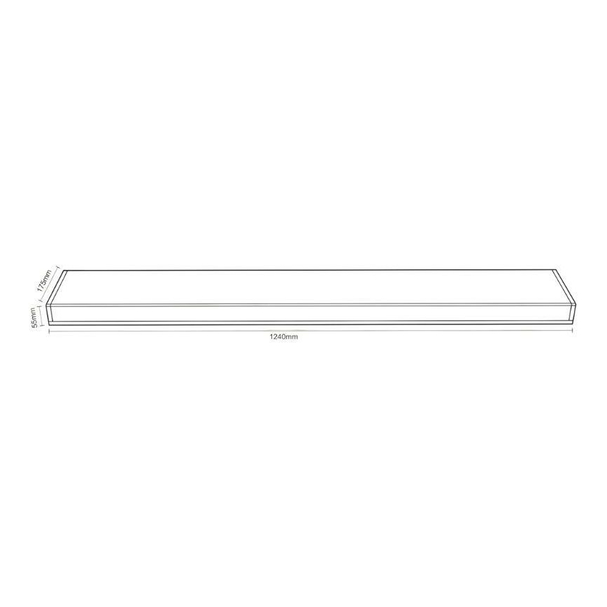 Luminofoorvalgusti 2xG13/18W/230V 124 cm