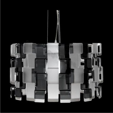 Luxera 18041 - ripplühter nööriga ZIGZAG 1xE27/100W/230V