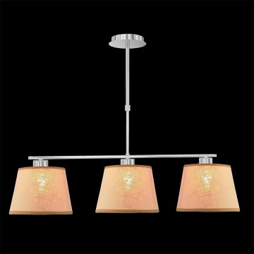 LUXERA 18066 - Lühter COMBO 3xE27/60W beež
