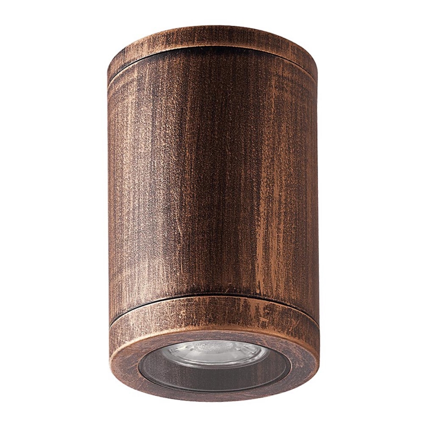 Luxera 48326 - Väli laevalgusti MOPTI 1xGU10/7W/230V IP54 pronks