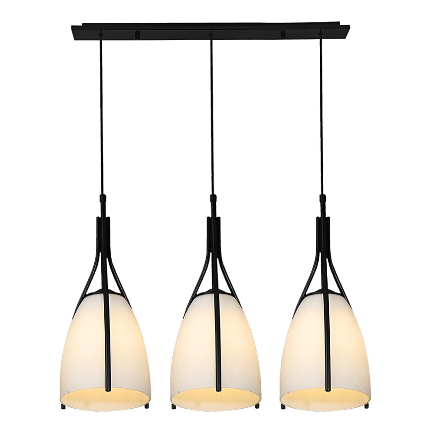 Luxera 61302 - Lühter ZORZO 3xE27/60W/230V