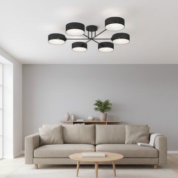 MAGA pinnapealne laelühter 6xE14/10W/230V must