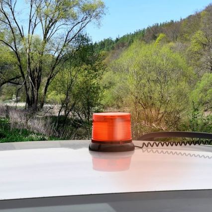 Magnetiga kinnitatav LED-vilkur 20W/12-24V, oranž