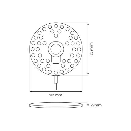 Magnetiline LED-moodul LED/36W/230V 2700-6500K läbimõõt 24 cm - Brilagi