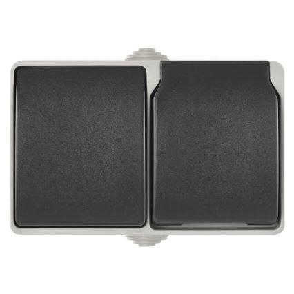 Vahelduvvoolu kodulüliti nr 6 koos pistikupesaga 250V/16A IP44 hall