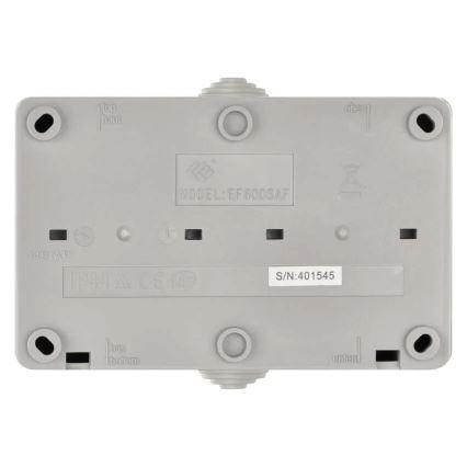Vahelduvvoolu kodulüliti nr 6 koos pistikupesaga 250V/16A IP44 hall