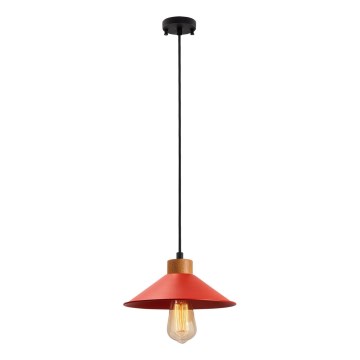 MANAVGAT 1xE27/40W/230V punane/pruun riputusega lamp