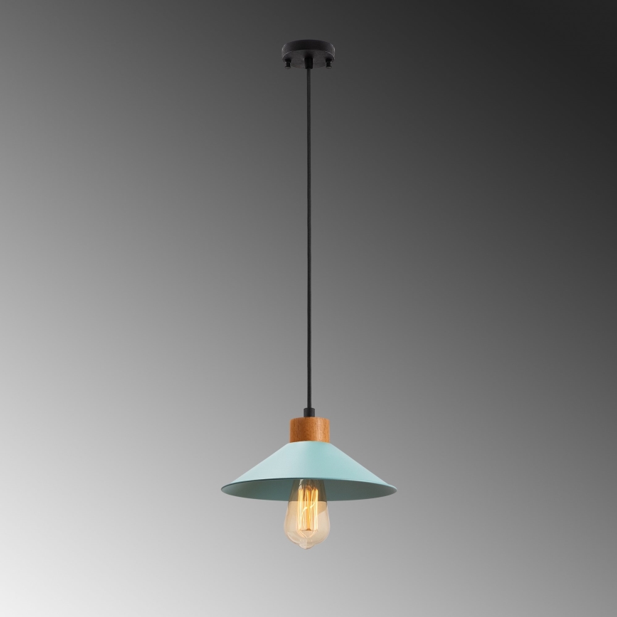 MANAVGAT 1xE27/40W/230V sinine/pruun riputusega lamp