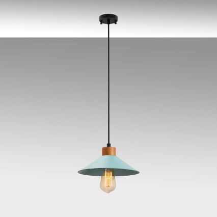 MANAVGAT 1xE27/40W/230V sinine/pruun riputusega lamp