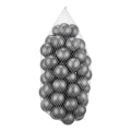 Mängupallid, plastist, 50 tk, läbimõõt 7 cm, hall