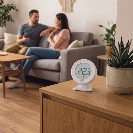 Manuaalne juhtmevaba toatermostaat 230V/16A 2xAA valge