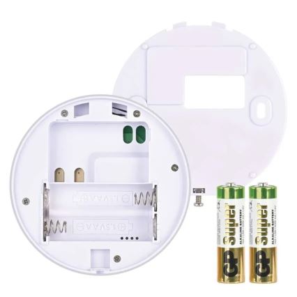 Manuaalne juhtmevaba toatermostaat 230V/16A 2xAA valge