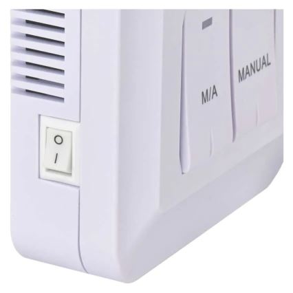 Manuaalne juhtmevaba toatermostaat 230V/16A 2xAA valge