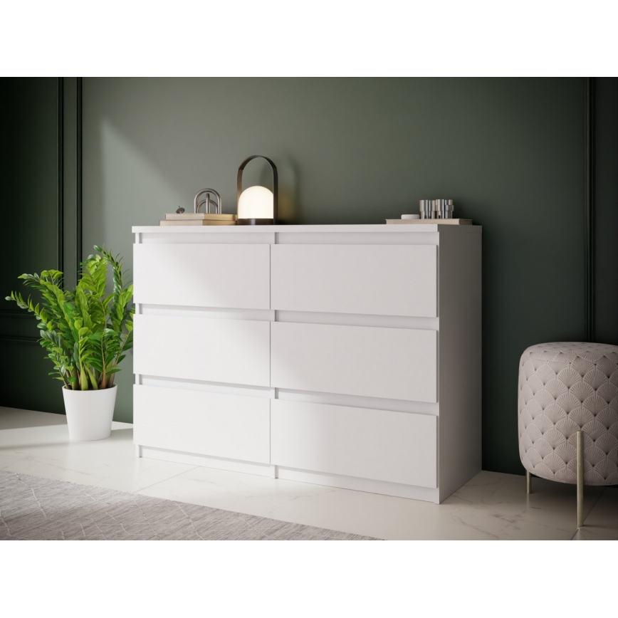 MAO valge kummut sahtlitega