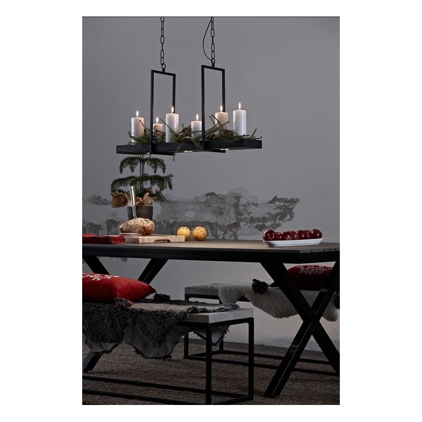 Markslöjd 105780 - LED Hämardatav lühter TRAY 3xLED/3W/230V must