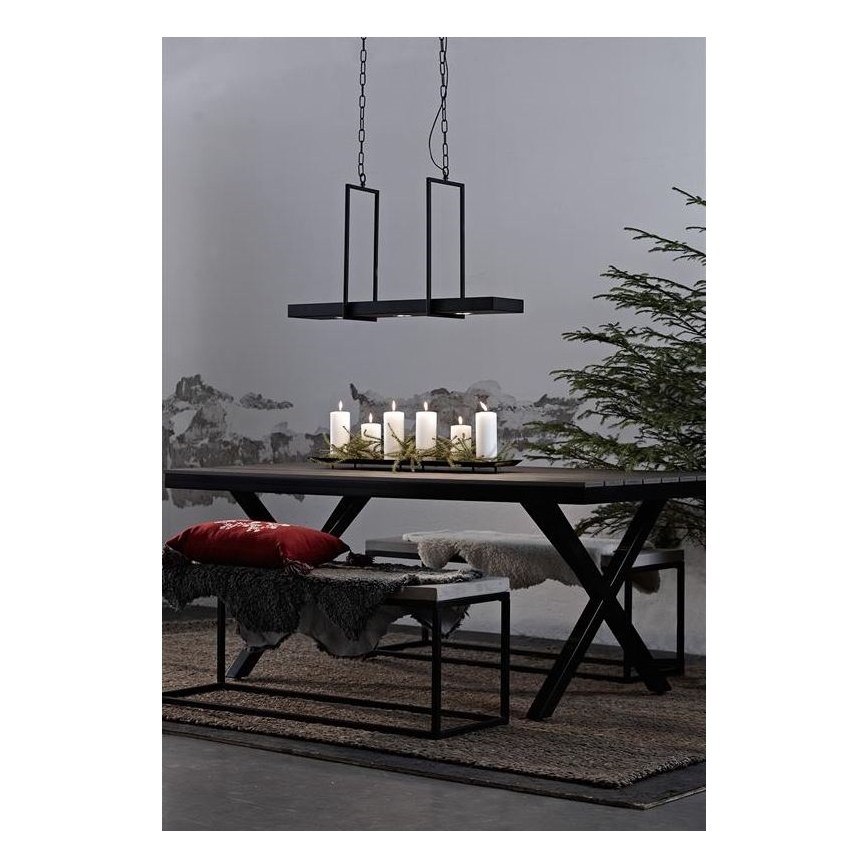 Markslöjd 105780 - LED Hämardatav lühter TRAY 3xLED/3W/230V must