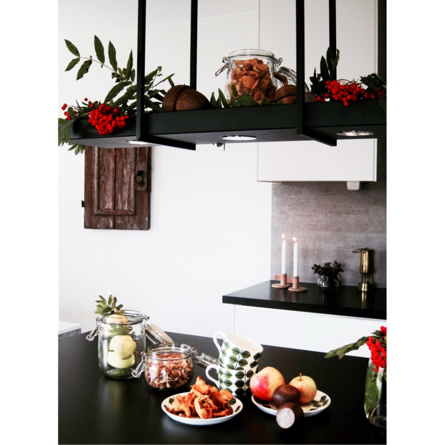 Markslöjd 105780 - LED Hämardatav lühter TRAY 3xLED/3W/230V must