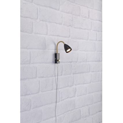 Markslöjd 106589 - Hämardatav seinavalgusti CIRO 1xGU10/7W/230V must