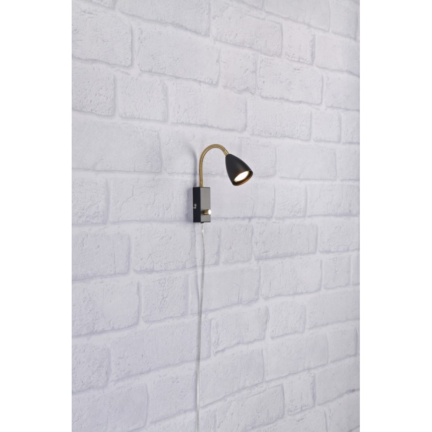 Markslöjd 106589 - Hämardatav seinavalgusti CIRO 1xGU10/7W/230V must