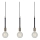 Markslöjd 106708 - Lühter SEDLO 3xE27/60W/230V