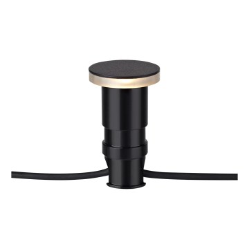 Markslöjd 106935 - LED sissepaigaldatav välisvalgusti GARDEN24 LED/3W/24V IP44 must