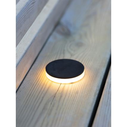 Markslöjd 106935 - LED sissepaigaldatav välisvalgusti GARDEN24 LED/3W/24V IP44 must