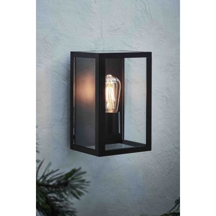 Markslöjd 107113 - Väli seinavalgusti PELHAM 1xE27/60W/230V IP44 must