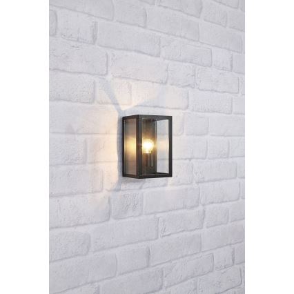 Markslöjd 107113 - Väli seinavalgusti PELHAM 1xE27/60W/230V IP44 must