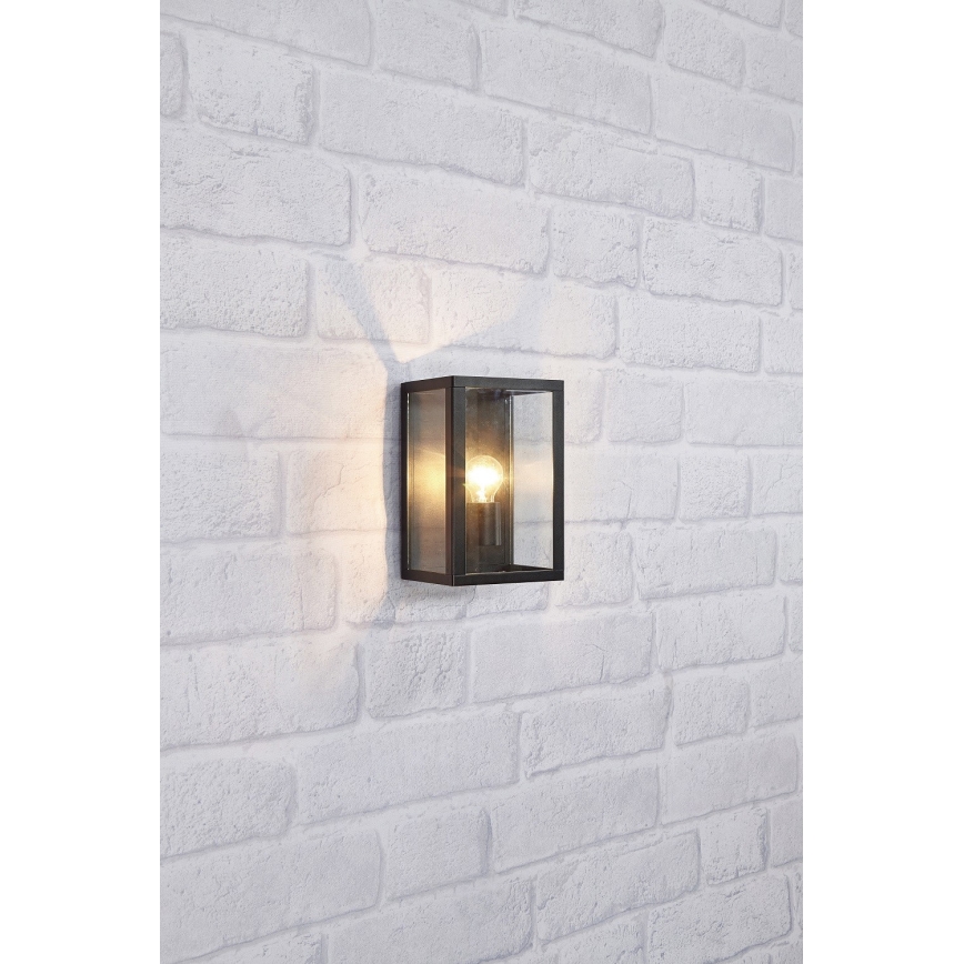 Markslöjd 107113 - Väli seinavalgusti PELHAM 1xE27/60W/230V IP44 must