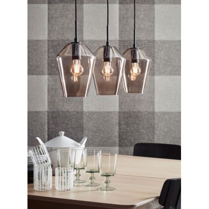 Markslöjd 107132 - Nööriga lühter RETRO 3xE27/60W/230V