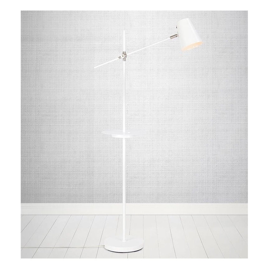 Markslöjd 107308 - põrandalamp USB-ga LINEAR 1xE14/40W/230V