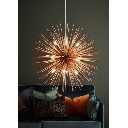 Markslöjd 107752 - Lühter SOLEIL 12xE14/20W/260V Roosa kuldne