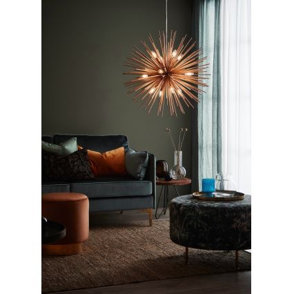 Markslöjd 107752 - Lühter SOLEIL 12xE14/20W/260V Roosa kuldne