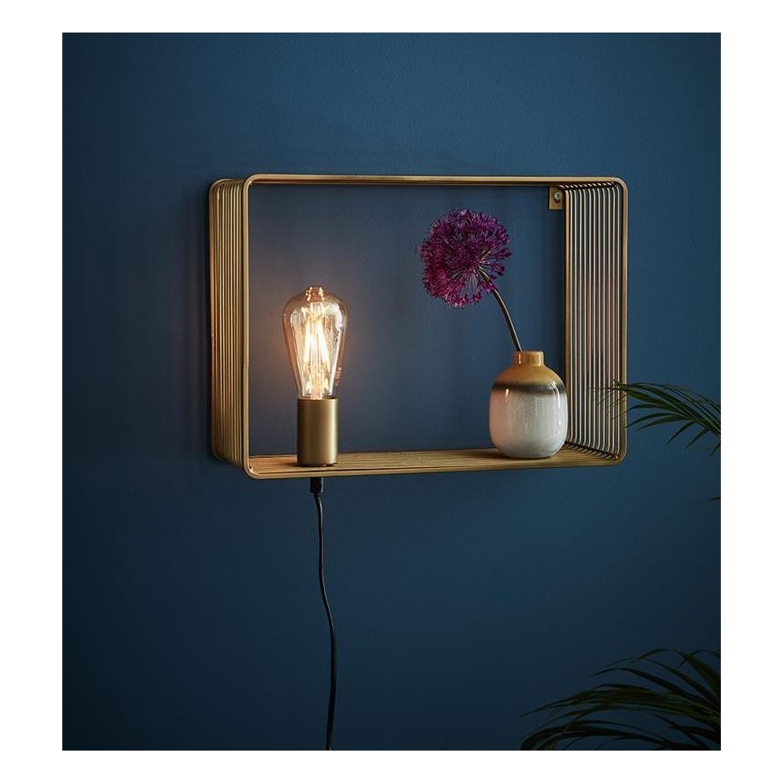 Markslöjd 107815 - Seinavalgusti SHELF 1xE27/60W/230V