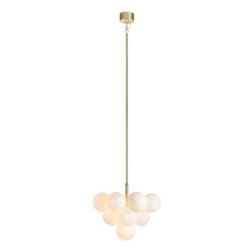 Markslöjd 107903 - Varrega lühter MERLOT 13xG9/20W/230V läbimõõt 56 cm valge/kuldne