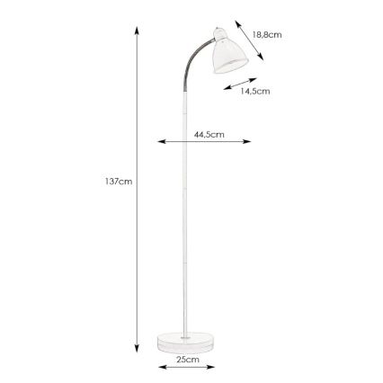 Markslöjd 108016 - Seisev lamp NITTA 1xE27/60W/230V
