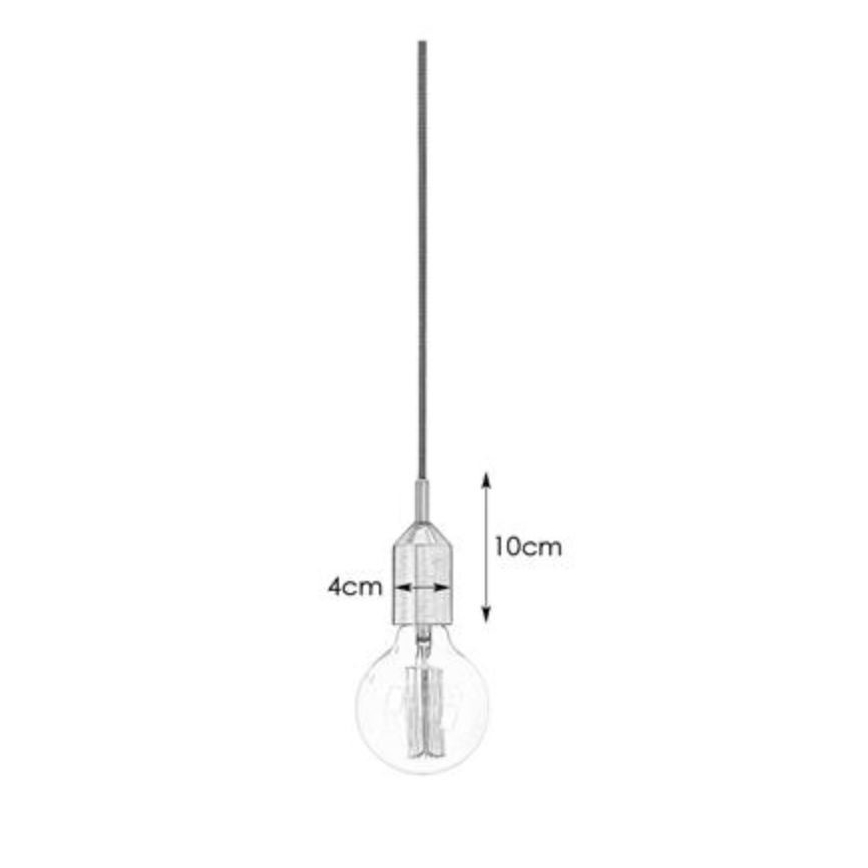 Markslöjd 108098 - Lühter BRONX 1xE27/60W/230V pronks