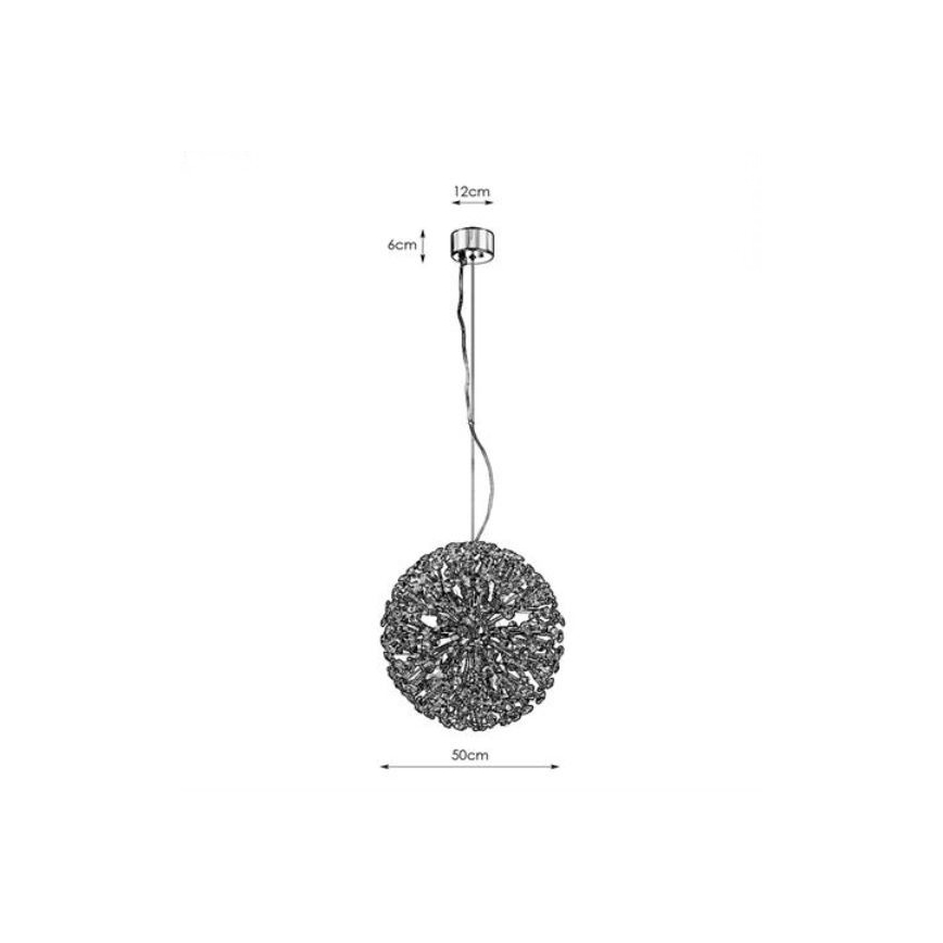 Markslöjd 108101 - Kristall-lühter BOLID 9xG9/20W/230V