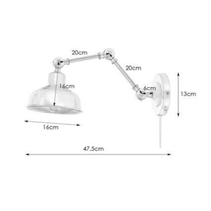 Markslöjd 108115 - Seinavalgusti GRIMSTAD 1xE27/60W/230V