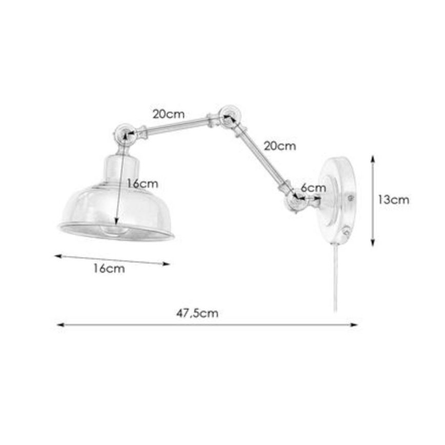 Markslöjd 108115 - Seinavalgusti GRIMSTAD 1xE27/60W/230V