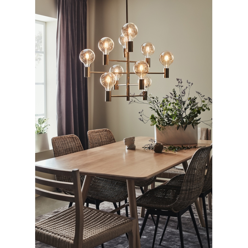Markslöjd 108117 - Lühter PARIS 10xE27/60W/230V kuldne