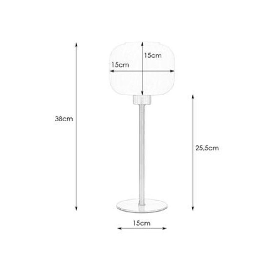 Markslöjd 108121 - Laualamp SOBER 1xE27/60W/230V matt kroom