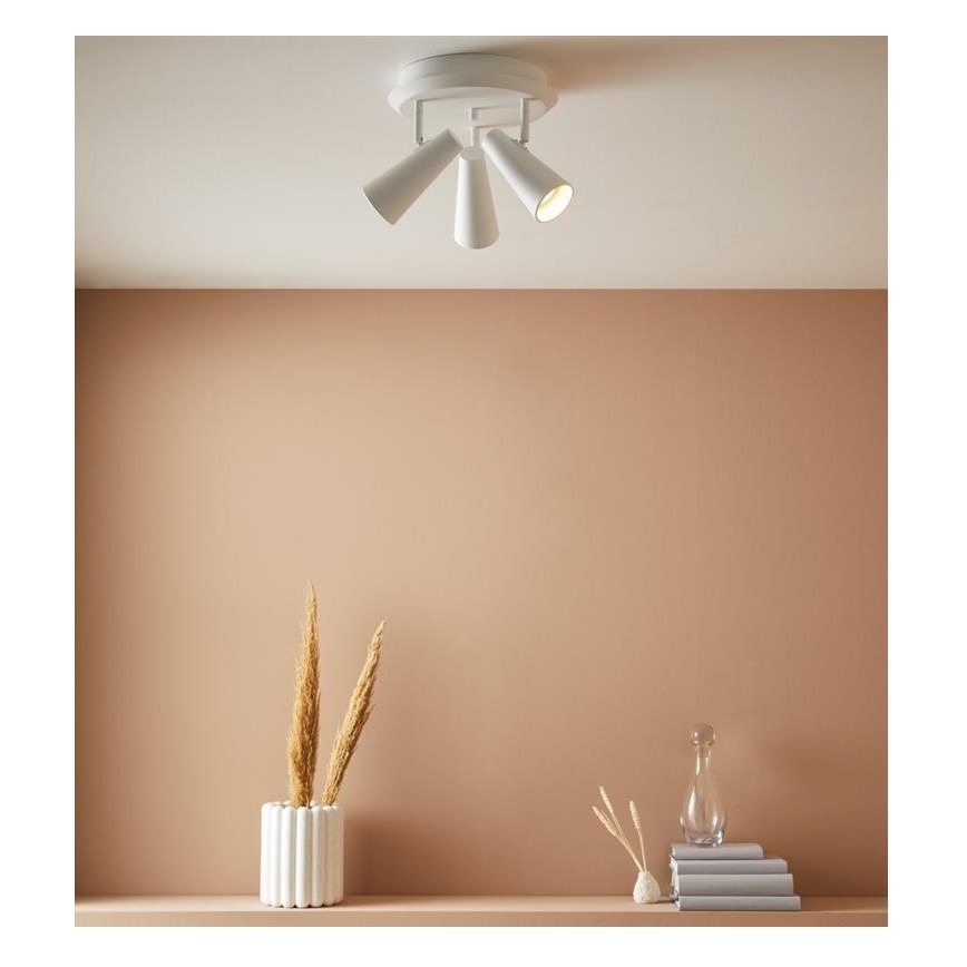 Markslöjd 108203 - Kohtvalgusti CREST 3xGU10/7W/230V valge