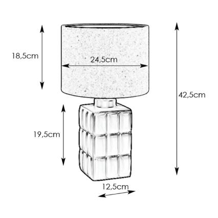 Markslöjd 108248 - Laualamp CUSCINI 1xE14/40W/230V