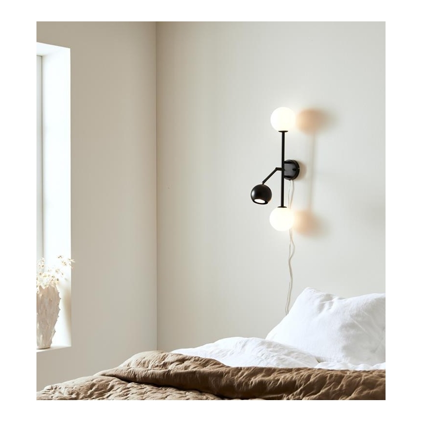 Markslöjd 108255 - Seinavalgusti BESIDE 2xG9/20W/230V + 1xGU10/7W/230V must