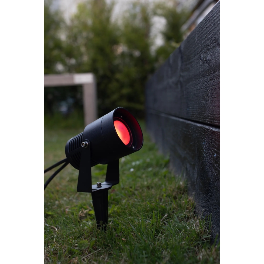 Markslöjd 108404 - LED RGBW Välisvalgusti GARDEN24 LED/6W/24V 30 cm IP44 must