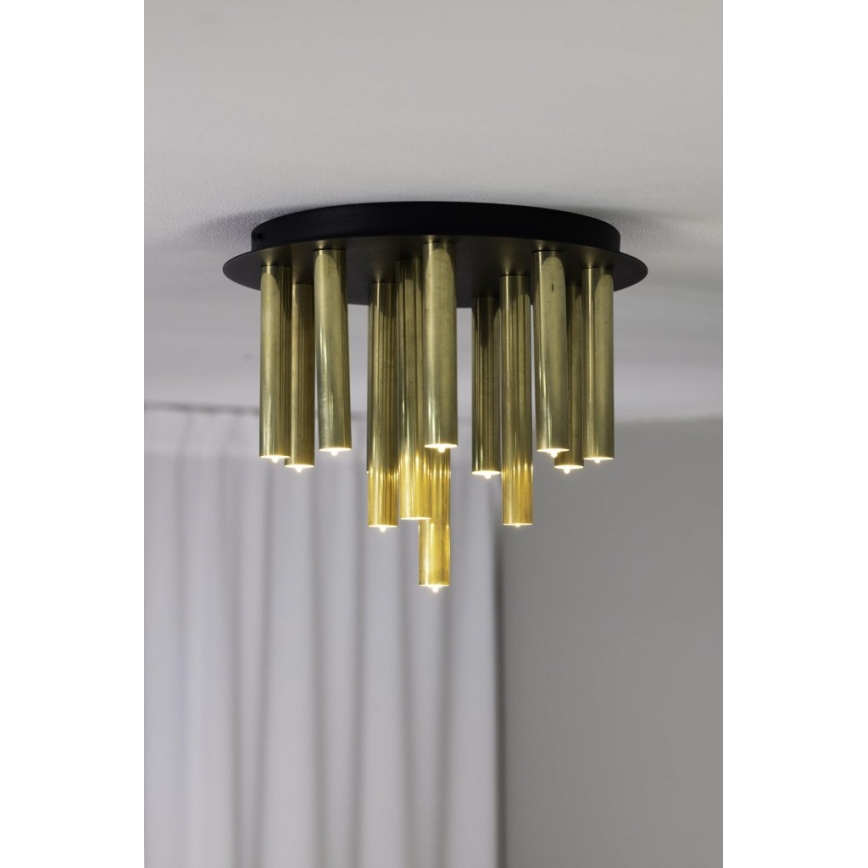 Markslöjd 108504 - Laevalgusti GOCCE 13xG9/10W/230V kuldne/must