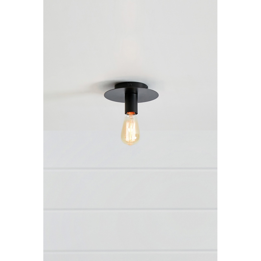Markslöjd 108540 - Laevalgusti PIATTO 1xE27/40W/230V must